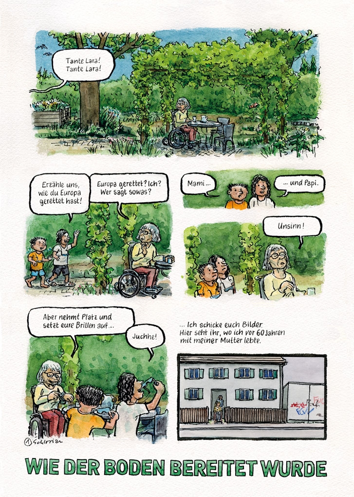 Europa-Comic Seite 1