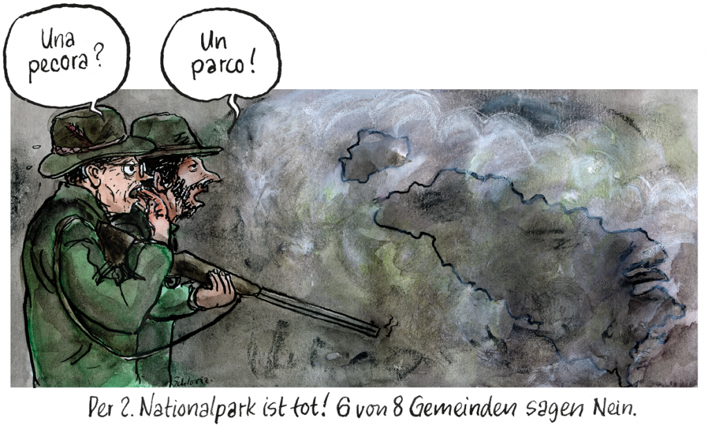 neuer Nationalpark wird an der Urne abgelehnt.