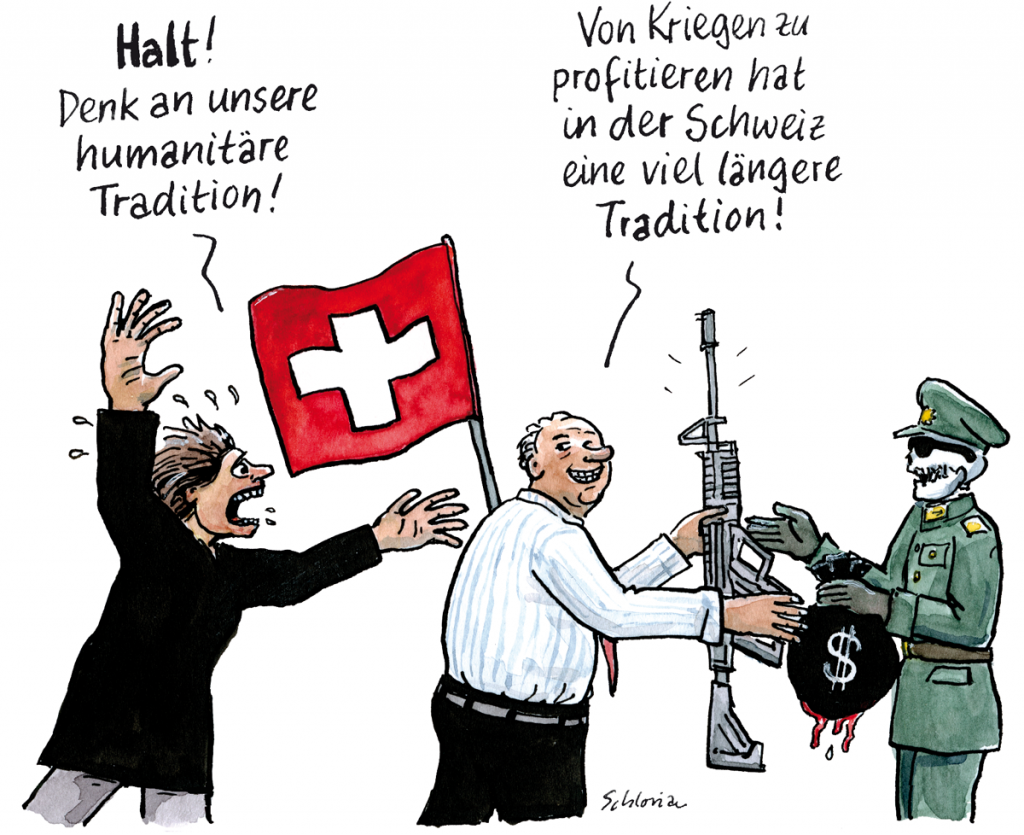 Schweizer Traditionen; humanitäre und andere 