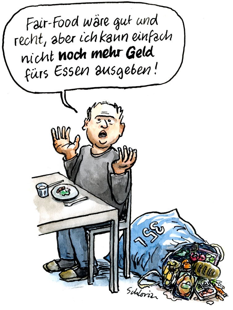 Nicht noch mehr Geld fürs Essen ausgeben!