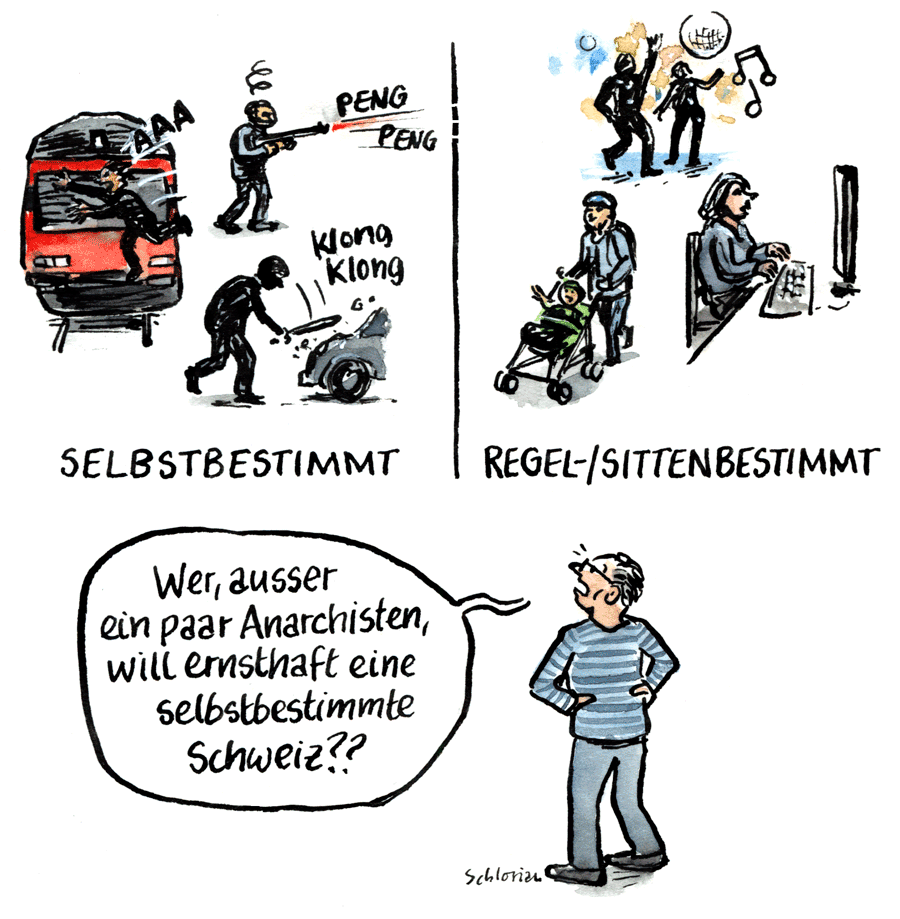 selbstbestimmt vs. regel-/sittenbestimmt