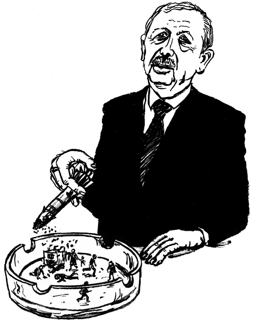 Karikatur Recep Tayyip Erdoğan
