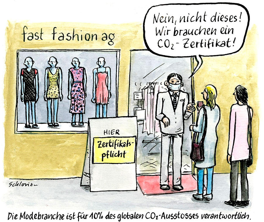 Cartoon fast fashion