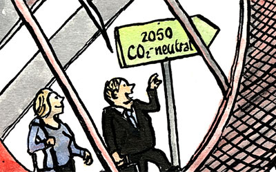 Cartoon CO2-neutral