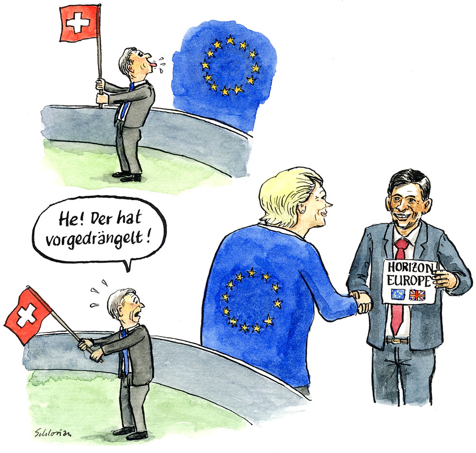 Cartoon Horizon Europe