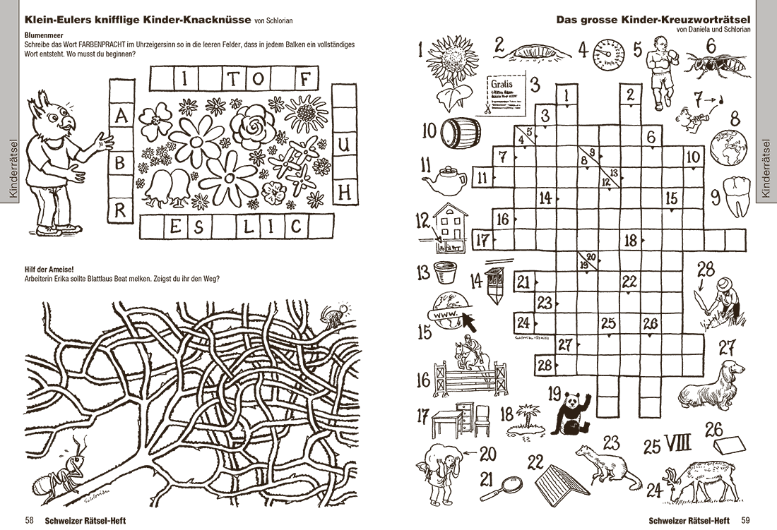 Kinderseiten Rätsel