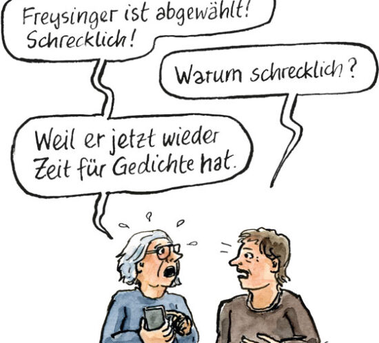 Freysinger abgewählt.