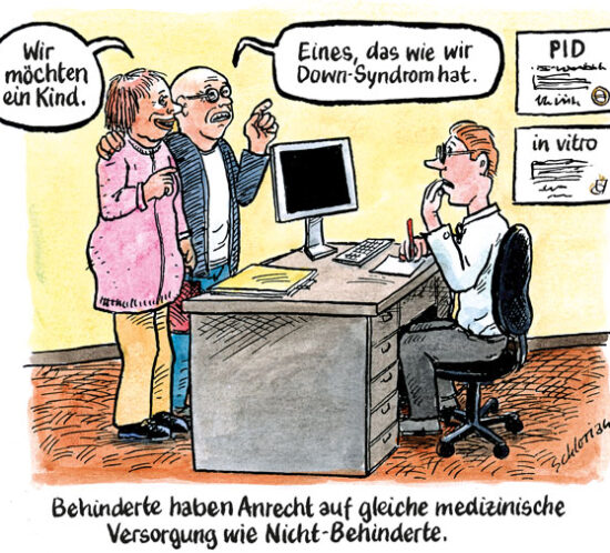 Behinderte haben Anrecht auf gleiche medizinische Versorgung