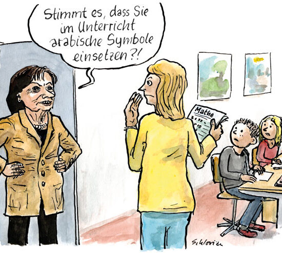 arabische Symbole im Unterricht