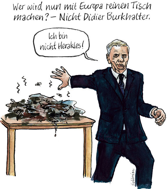 Dider Burkhalter wechselt das Departement