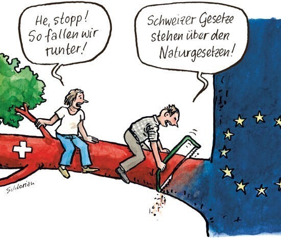 Schweizer Gesetze stehen über den Naturgesetzen