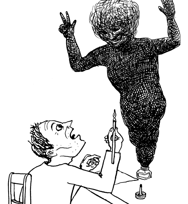 Geist aus dem Tuschglas