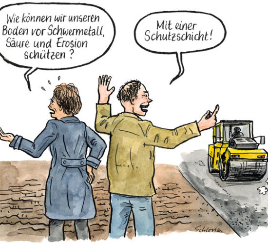 Schutzschicht für den Boden