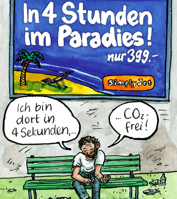CO2-frei ins Paradies