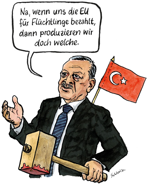 Erdogan erfüllt Europas Wünsche.