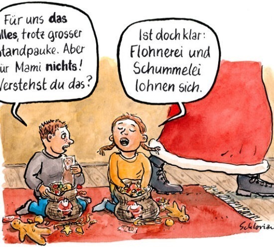 Der Samichlaus war da.