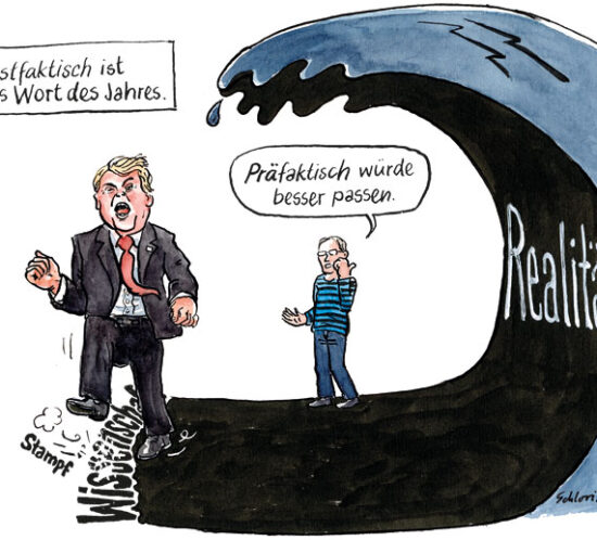 Postfaktisch ist das Wort des Jahres