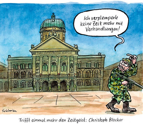 Abtritt von BR Blocher