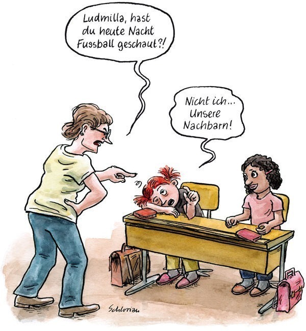 nach der Fussballnacht