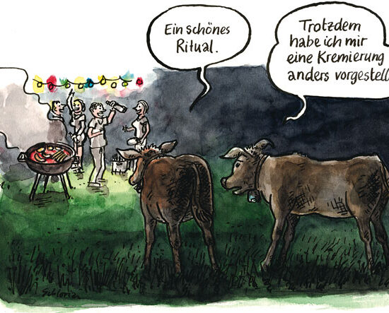 Kremierung bei Rindern