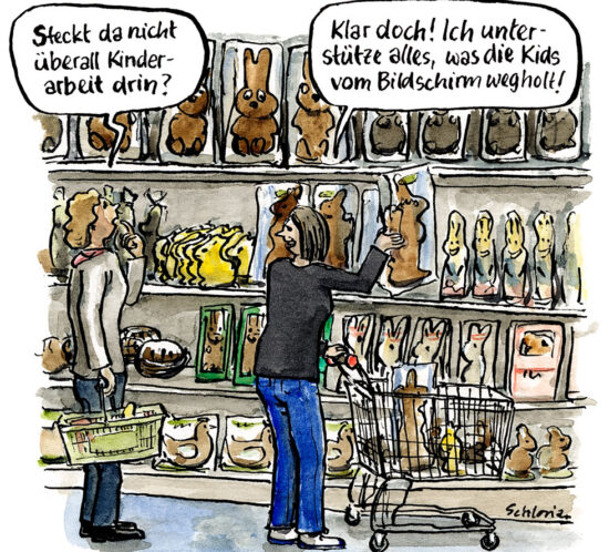 Osterschokolade und Kinderarbeit