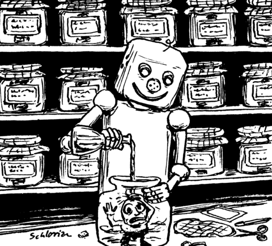 KI und Einmachgläser