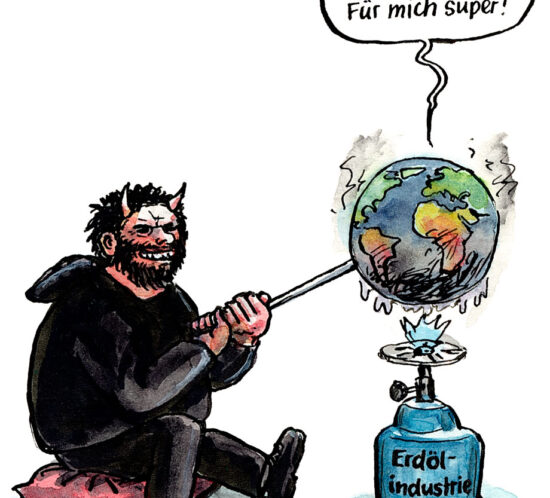 Der Teufel mit seinem Marshmallow