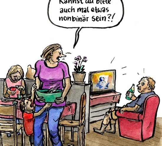 Kannst du bitte auch mal etwas nonbinär sein?!