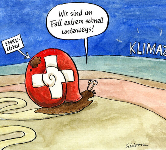 die Schweiz im Schneckentempo