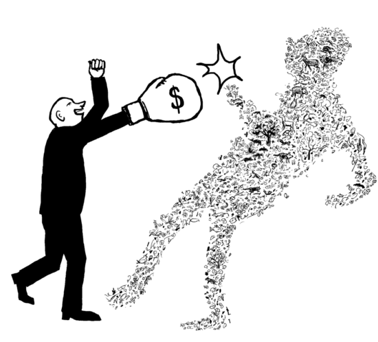 Geld schlägt die Biodiversität KO.