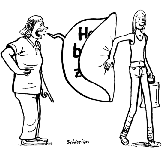 nicht auf Mutter hören