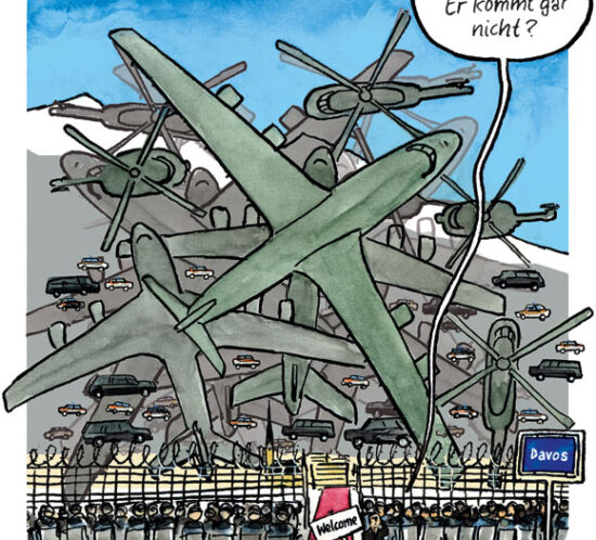 Das WEF in Davos hat den roten Teppich ausgerollt.