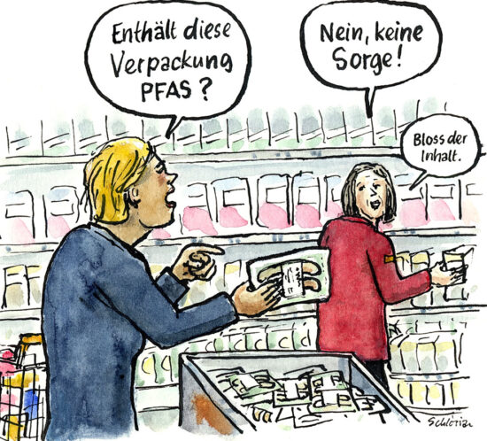 PFAS bloss im Inhalt ...