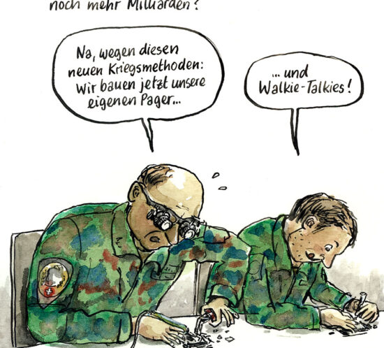 das Militär rüstet auf