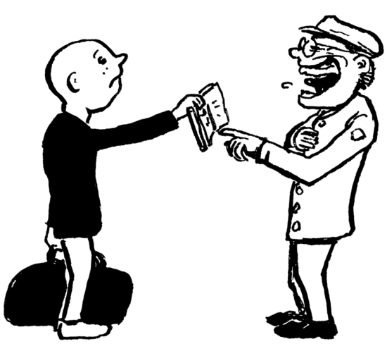 unheimliche Passkontrolle