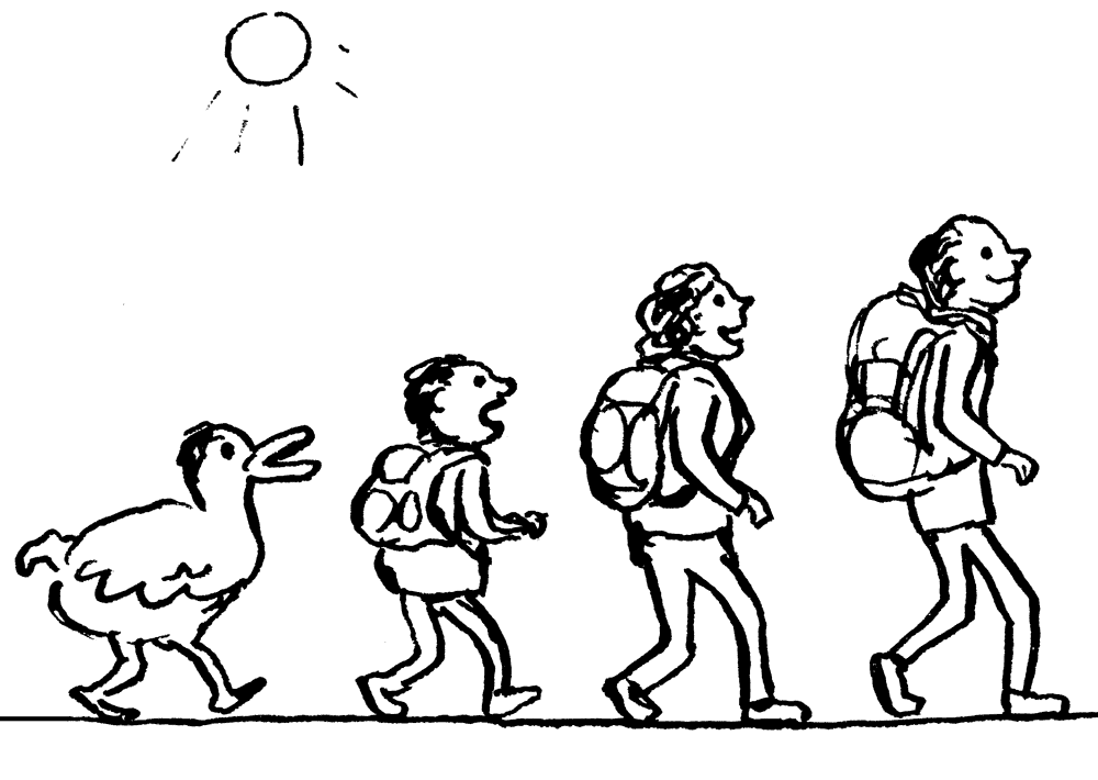 Familienspaziergang