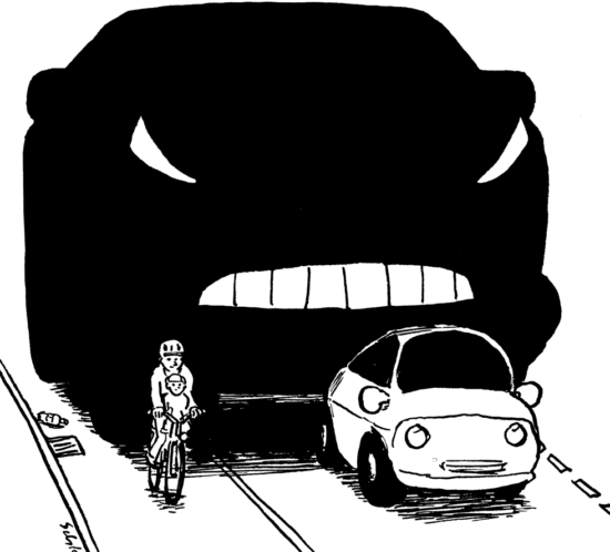 Ein Koloss auf der Strasse