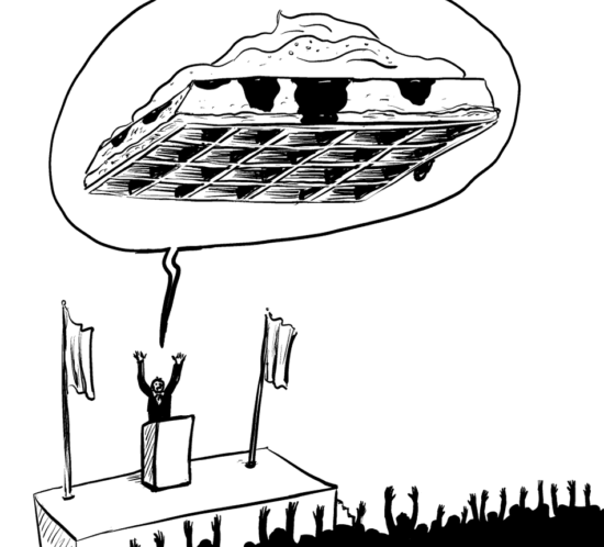 Politiker macht süsse Versprechen