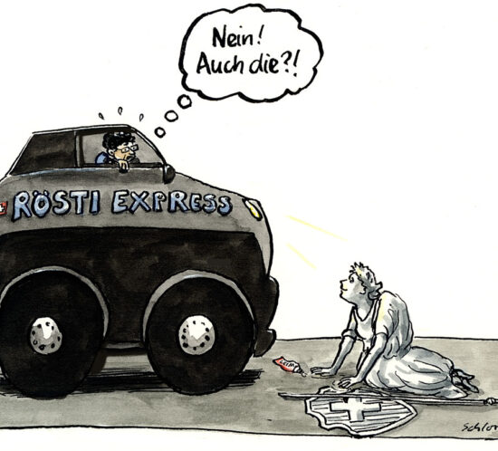 Albert Rösti: Nein! Auch sie eine Klimakleberin?!