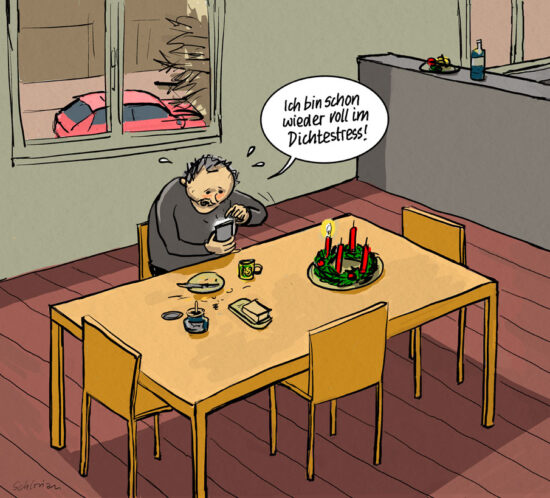 Dichtestress allein zu Hause