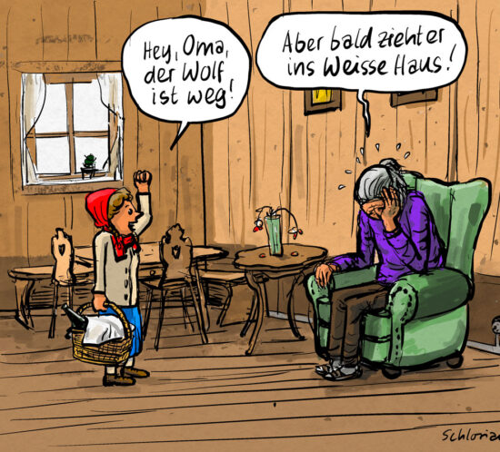 Rotkäppchen und Grossmutter