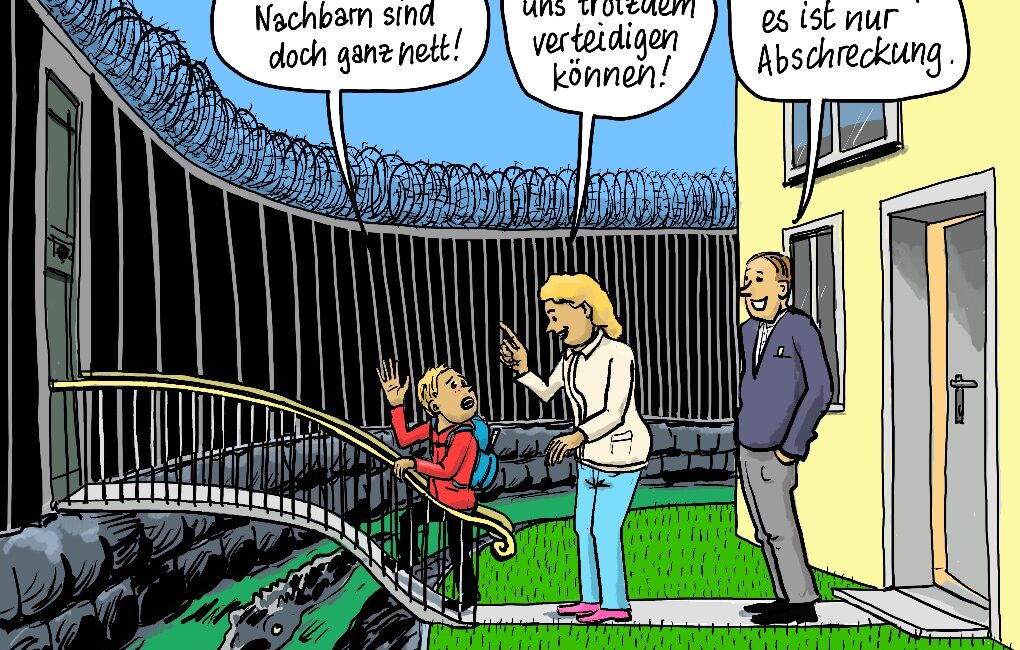Nur zur Abschreckung