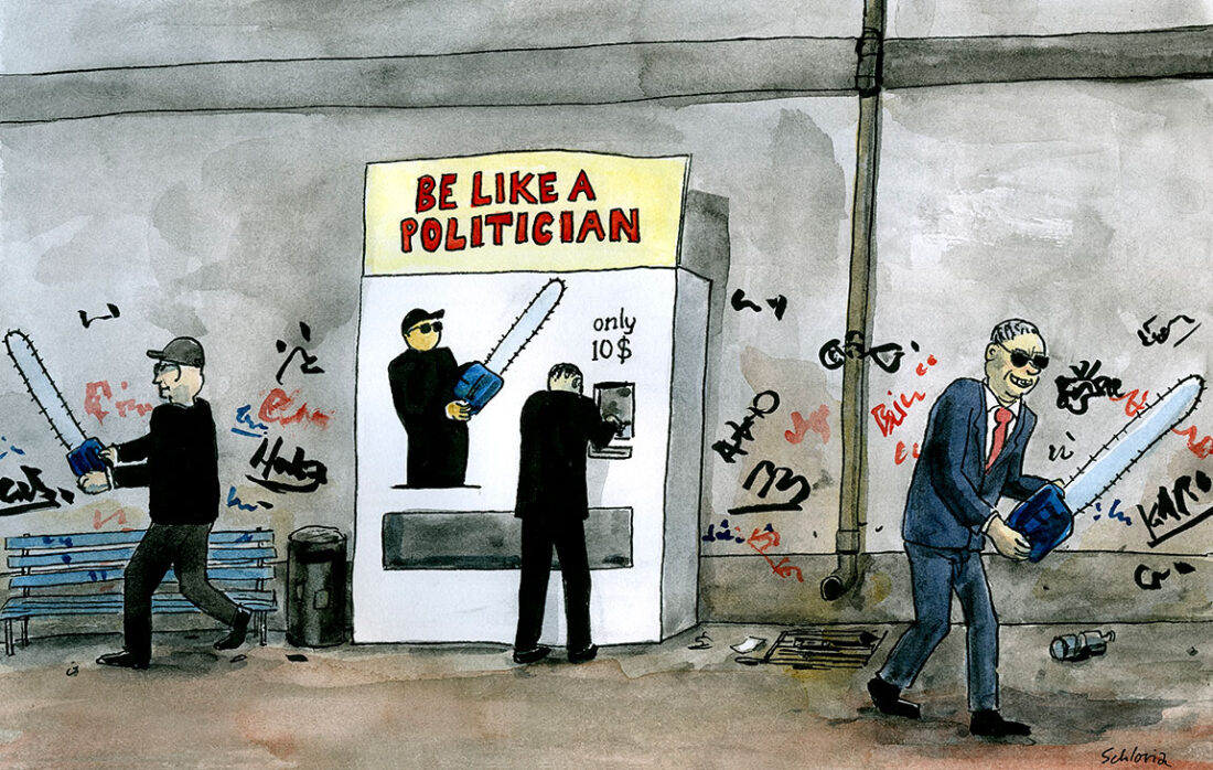 Be like a politician
