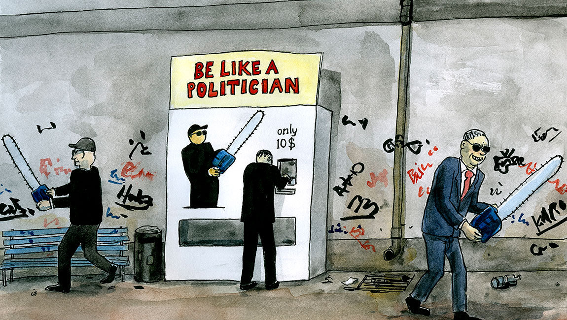 Be like a politician