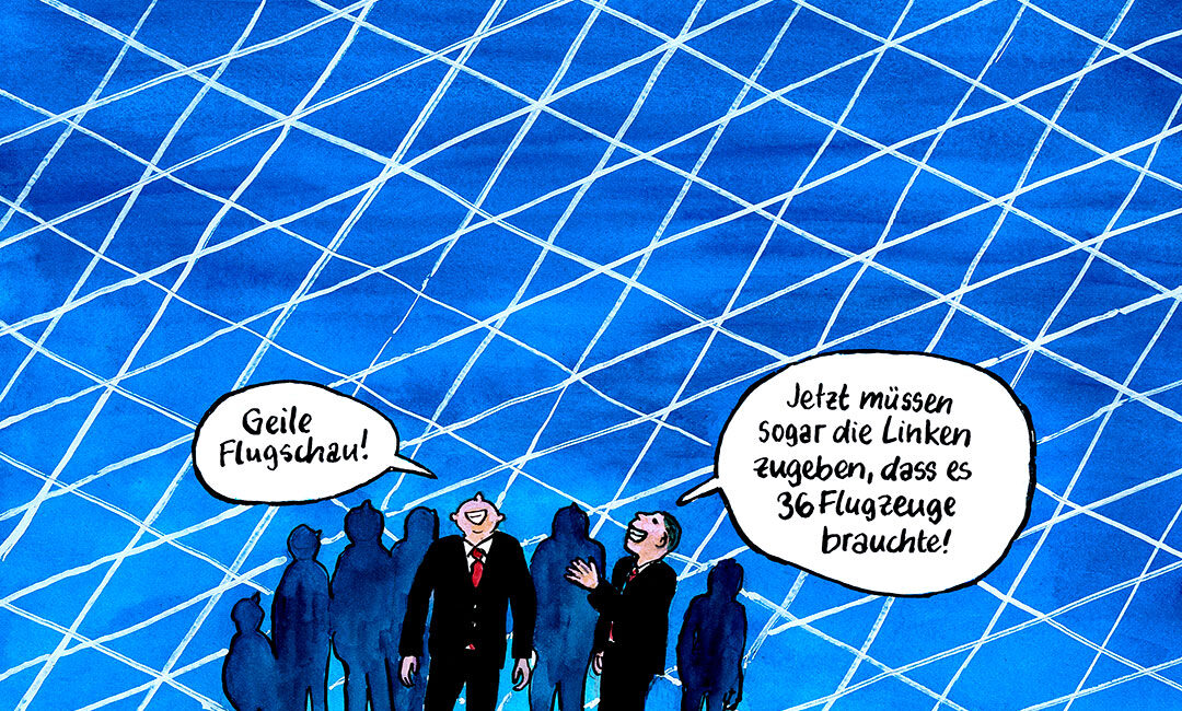 Flugschau mit F-35
