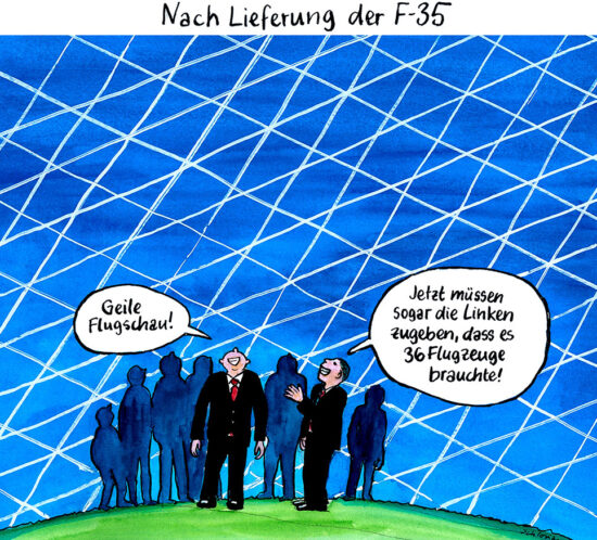 Flugschau mit F-35