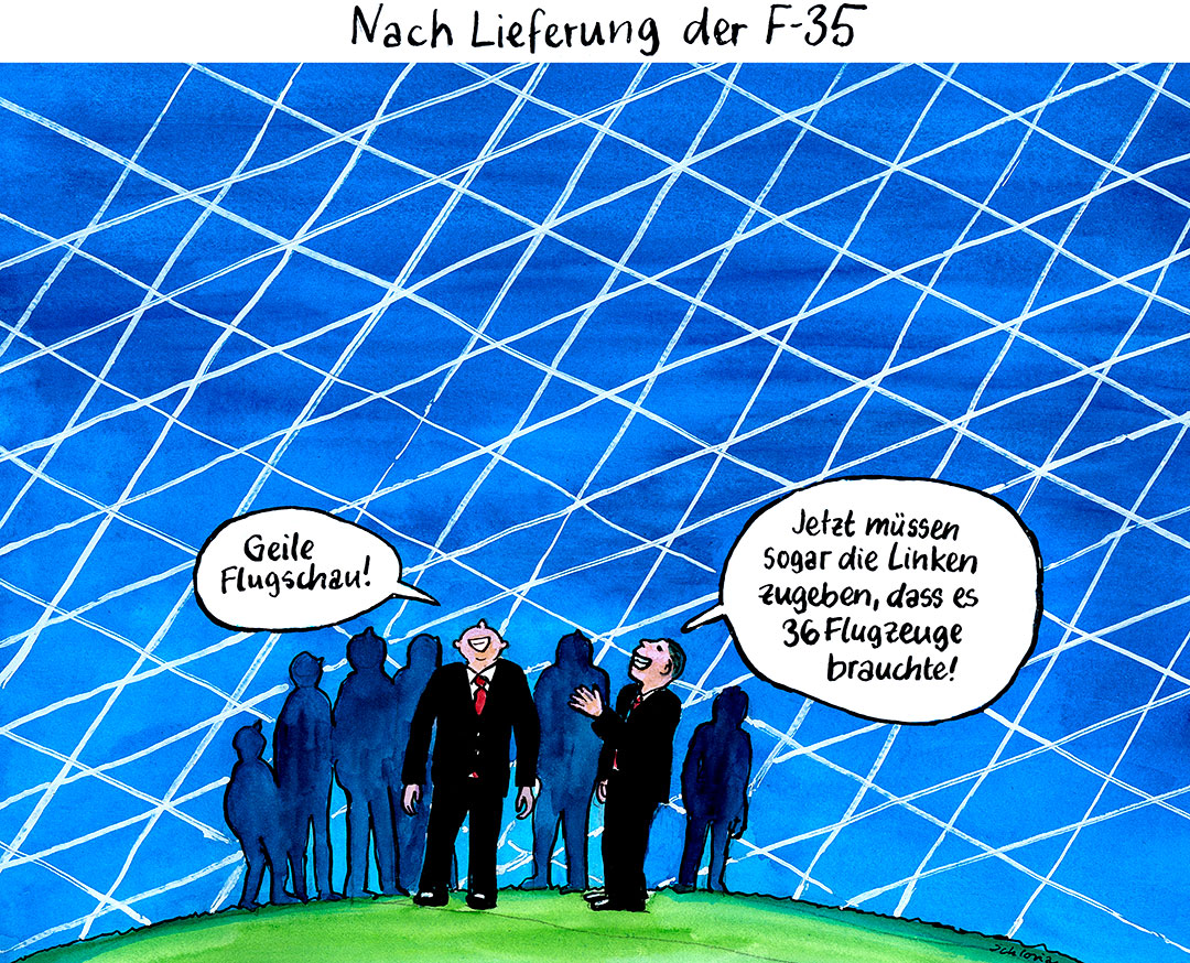 Flugschau mit F-35
