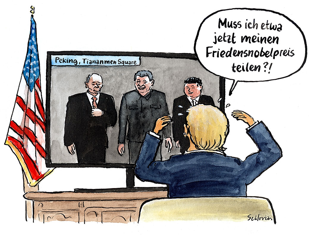 Putin, Xi, Kim, Trump