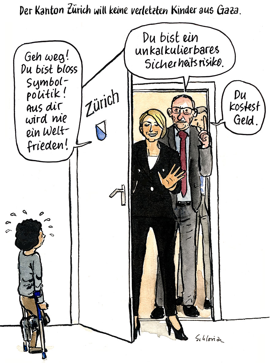 verletzte Kinder aus Gaza