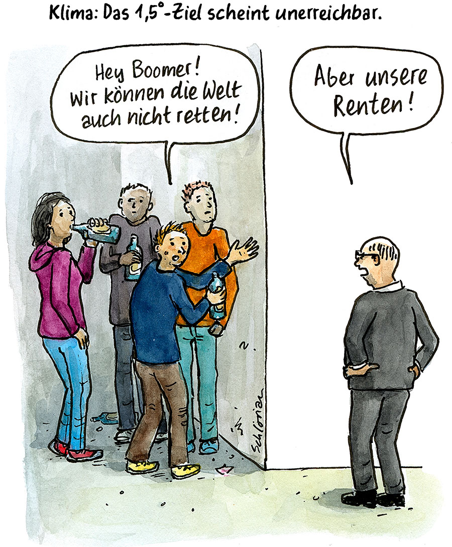 Hey Boomer! Wir können die Welt auch nicht retten!